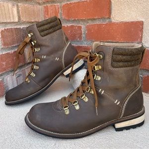 Kodiak Surrey II Leather Lace-Up Hiking Boot in Cocoa Sz 10